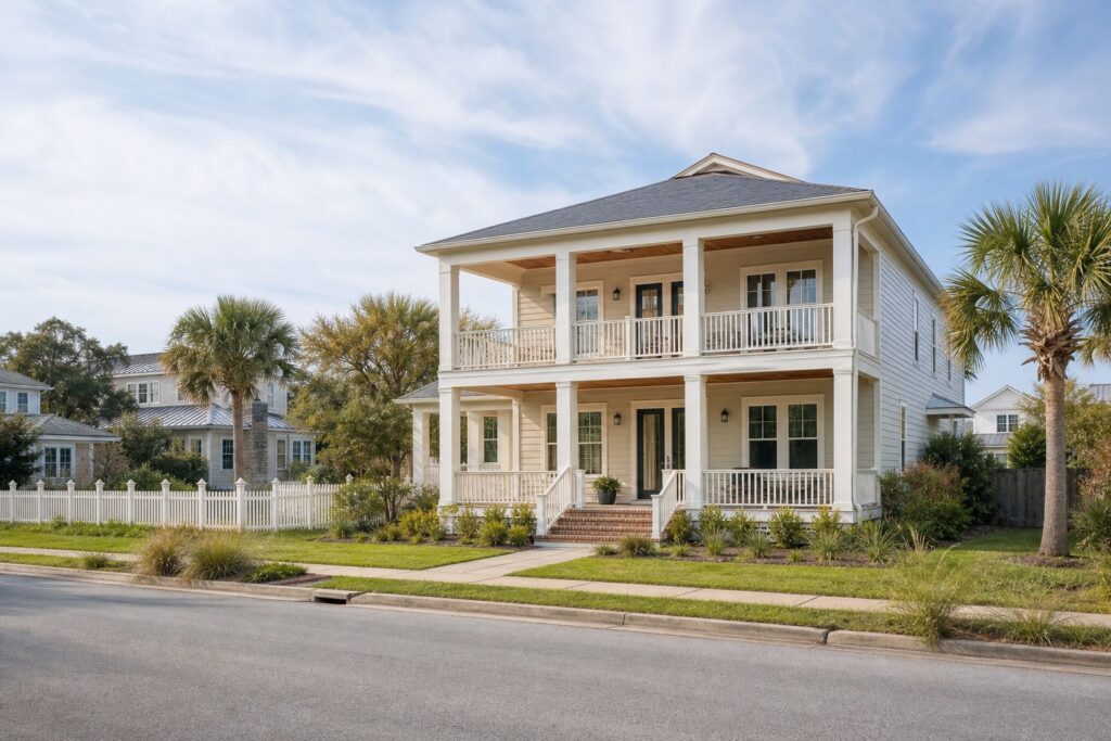 Fernandina Beach neighborhood with well-kept homes and quiet residential streets, an established residential neighborhood