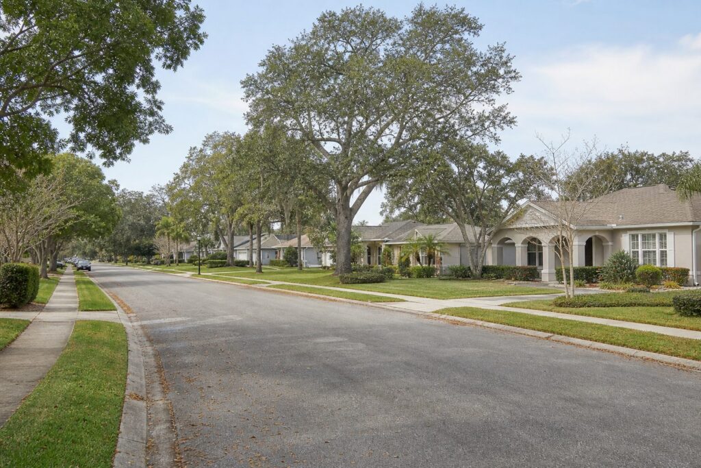 Jacksonville neighborhood with well-kept homes and quiet residential streets, an established residential neighborhood