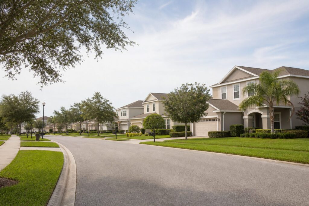 Orlando neighborhood with well-kept homes and quiet residential streets, an established residential neighborhood